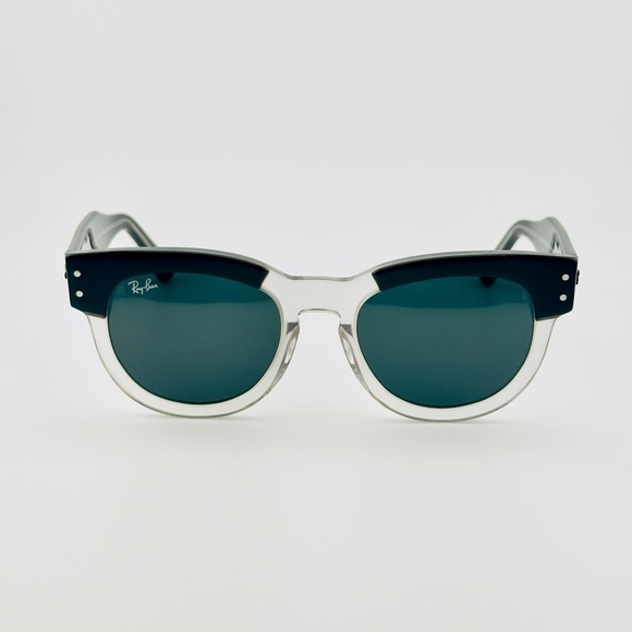 Ray-Ban Mega Hawkeye Sunglasses RB0298S black Transparent Frame Gray Lenses main image 8